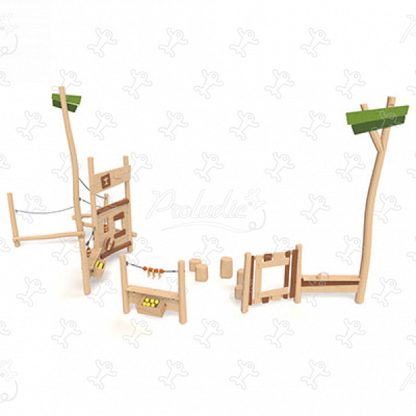 Little Market J49309® playgrounds multiplay equipment multi play structures image 3d