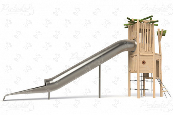 Tree-Top Playhouse J49403® playgrounds multiplay equipment multi play structures image 3d