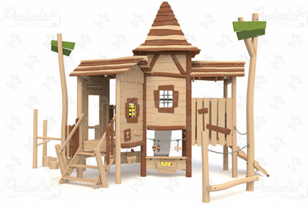 Town J49404® playgrounds multiplay equipment multi play structures image 3d