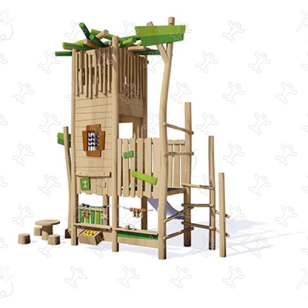 Nest Tower J49411® playgrounds multiplay equipment multi play structures image 3d