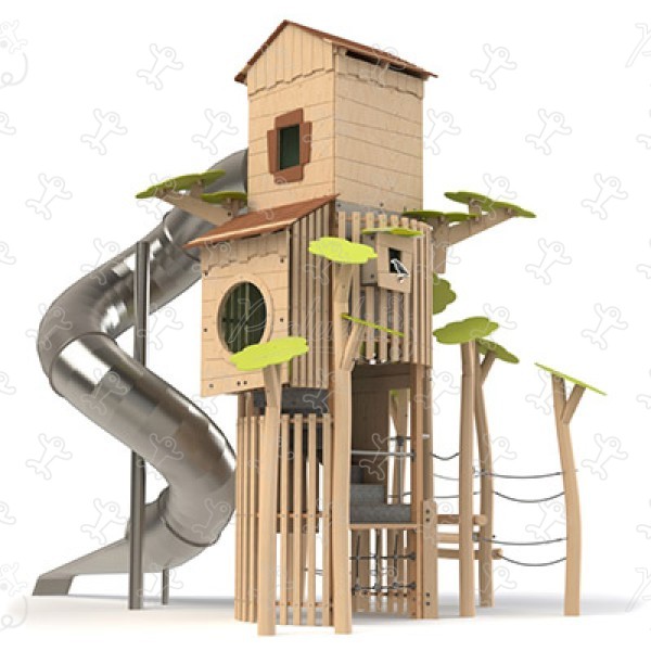 Observatory tower J49417® playgrounds multiplay equipment multi play structures image 3d