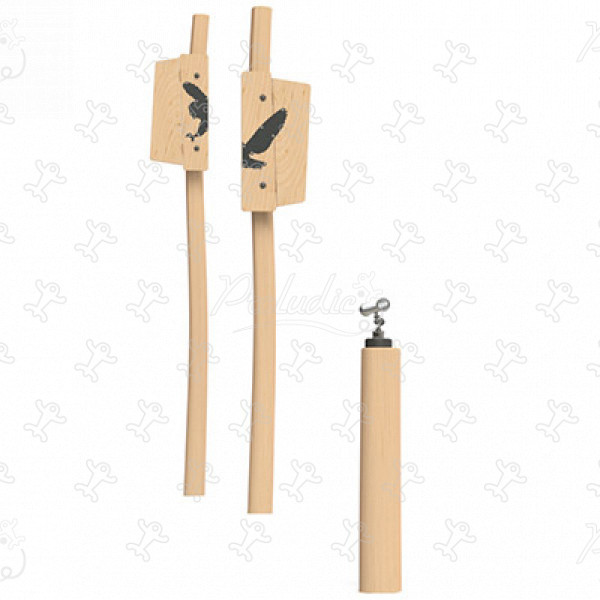 Owl J4952® playgrounds climbing & balancing play equipment balancing trails image 3d