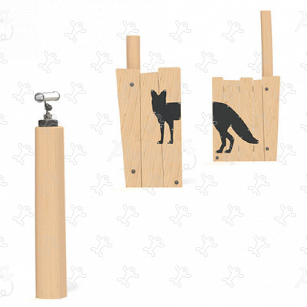 Fox J4958® playgrounds climbing & balancing play equipment balancing trails image 3d