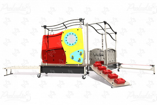 GymLudic Basic J51001® playgrounds climbing & balancing play equipment balancing trails image 3d