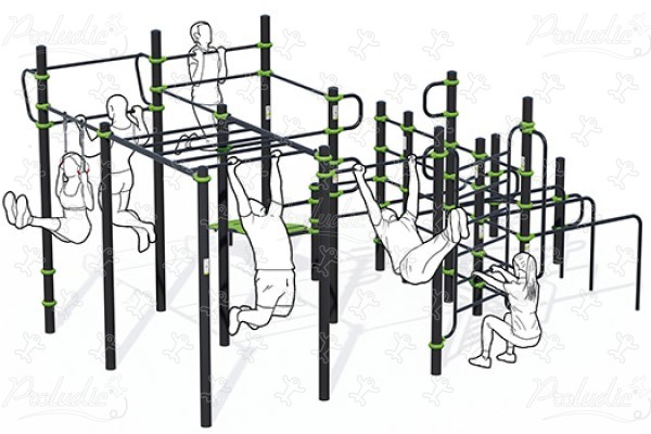 Training centre combination J5229 sport and fitness acti’fun acti’street image 3d