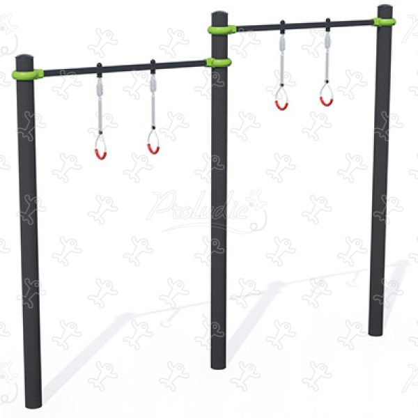 Combination with rings at two heights J5235® sport and fitness acti’fun acti’street image 3d