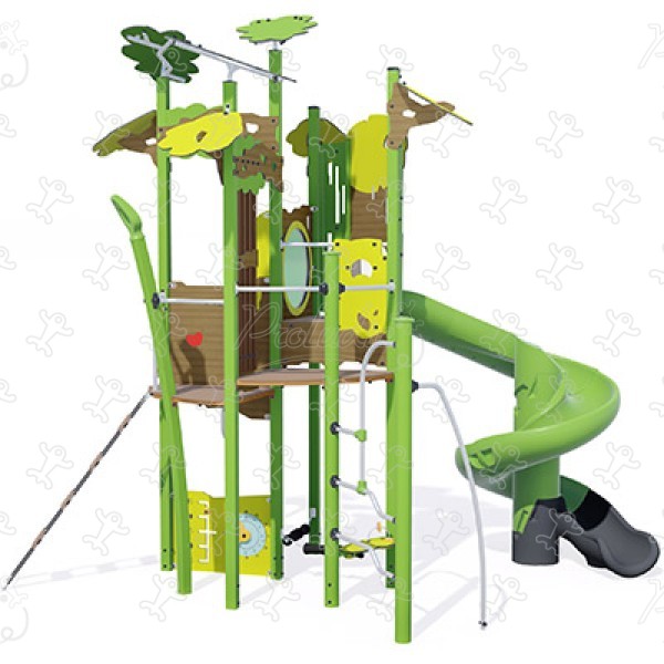 Ka’Yop Spiral J56005® playgrounds multiplay equipment kanopé image 3d