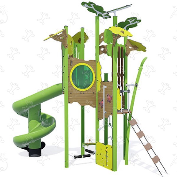 Ka’Yop Spiral J56005® playgrounds multiplay equipment kanopé image 3d
