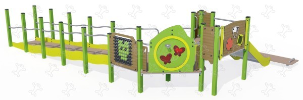Ka'Yop Inclusive Ramp J56007® playgrounds multiplay equipment kanopé image 3d