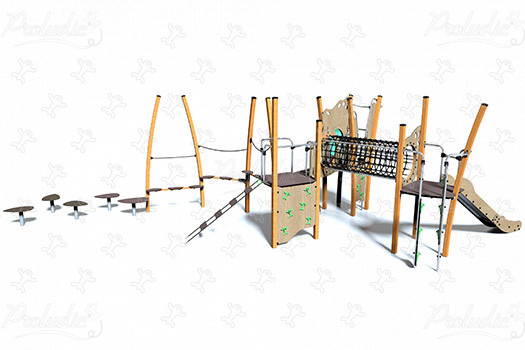 J5612-C® playgrounds multiplay equipment kanopé image 3d