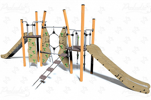 J5614-C® playgrounds multiplay equipment kanopé image 3d