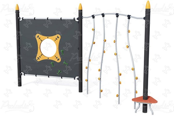 Climbing module J5904® playgrounds acti’fun acti’ninja image 3d