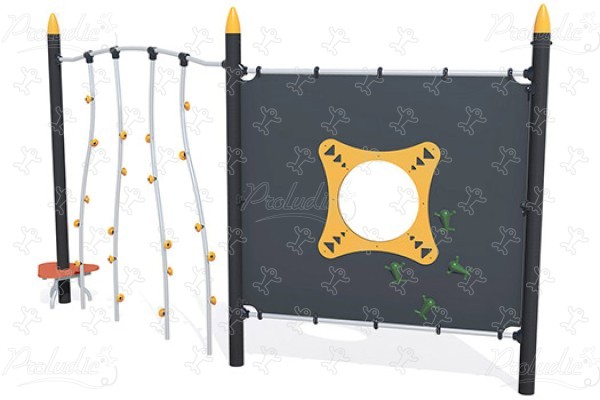 Climbing module J5904® playgrounds acti’fun acti’ninja image 3d