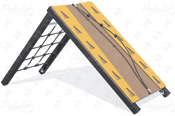 Climbing slope J5906® playgrounds acti’fun acti’ninja image 3d