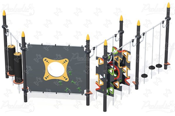 Balance Ninja trail J5927® playgrounds acti’fun acti’ninja image 3d