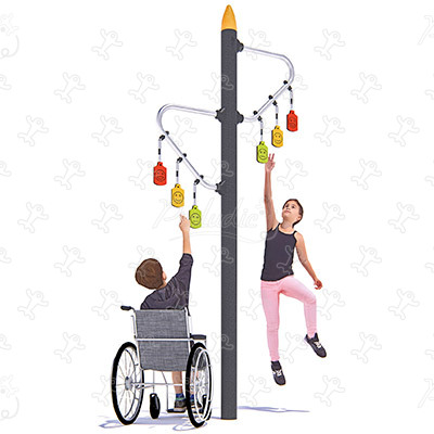 Inclusive Vertical Jump Activity J5928® playgrounds acti’fun acti’ninja image 3d