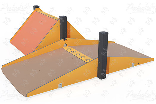 Inclusive Slopes J5929® playgrounds acti’fun acti’ninja image 3d