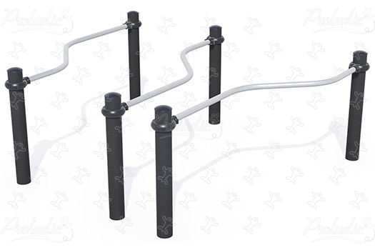 Inclusive Narrow Path J5931® playgrounds acti’fun acti’ninja image 3d