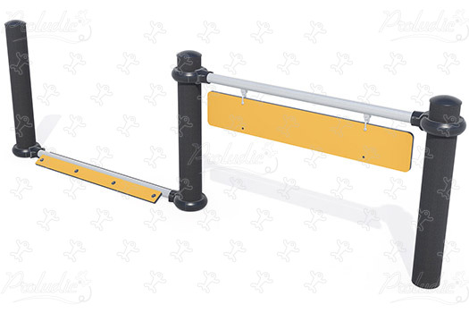 Inclusive Elevated Path J5932® playgrounds acti’fun acti’ninja image 3d