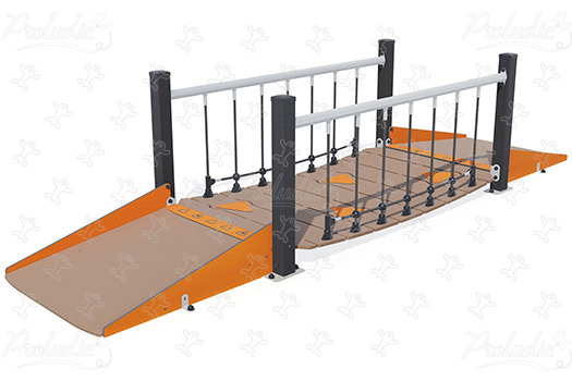 Inclusive Wobbly Bridge J5933® playgrounds acti’fun acti’ninja image 3d