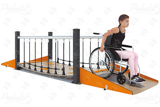 Inclusive Wobbly Bridge J5933® playgrounds acti’fun acti’ninja image 3d
