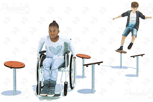 Inclusive Zigzag J5934® playgrounds acti’fun acti’ninja image 3d