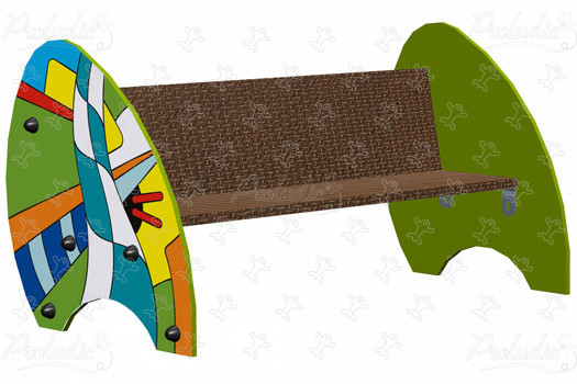 Children's Seat J608-GG playgrounds grafic games grafic finish image 3d