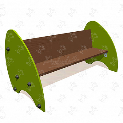 Children's Seat J608 outdoor furniture furniture, fencing and gates & ancillary items furniture (bench, waste bin, shelter…) image 3d