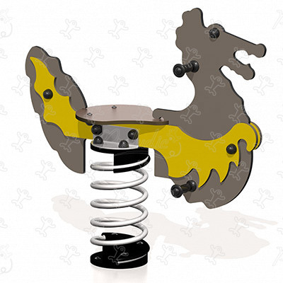 Dragon J817 playgrounds moving equipment springers image 3d