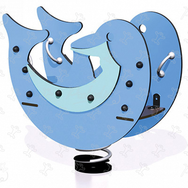 Little Dolphin J822 playgrounds moving equipment springers image 3d