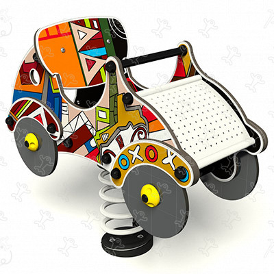 Twiny J834-GE® playgrounds grafic games etnik finish image 3d