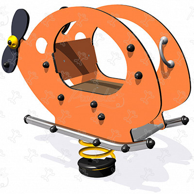 Hornet Helicopter J836 playgrounds moving equipment springers image 3d