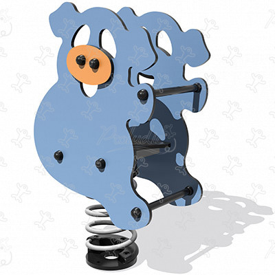 Dédé the Pig J841 playgrounds moving equipment springers image 3d