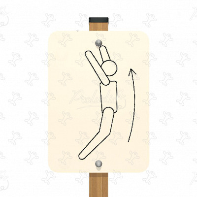 Warm-up Signpost JPS09 sport and fitness acti’fun trim trails image 3d