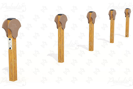 Senior Timber Leapfrog JPS16-S sport and fitness acti’fun trim trails image 3d