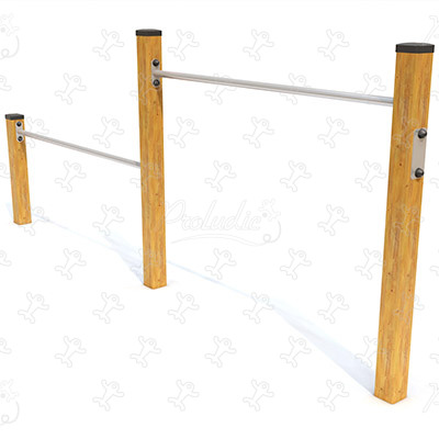 Senior Timber Support Jump JPS17-S sport and fitness acti’fun trim trails image 3d