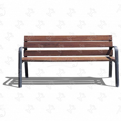 Chaumont Park Seat RBA8 outdoor furniture furniture, fencing and gates & ancillary items furniture (bench, waste bin, shelter…) image 3d