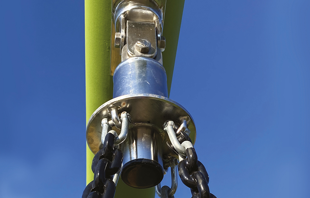 The suspended swivel system