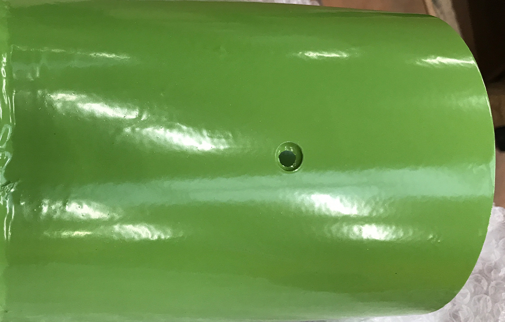 The 125mm diameter posts and the junction piece