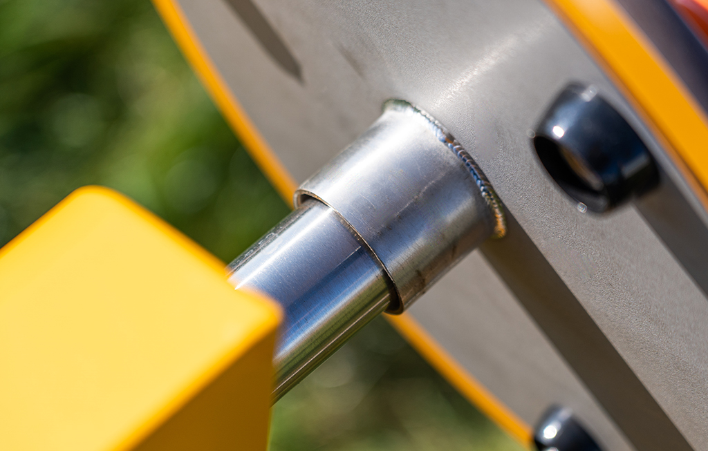 The stainless steel rotation system