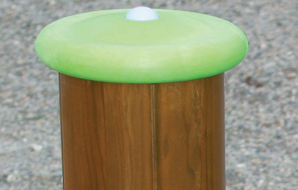 The 125mm round post