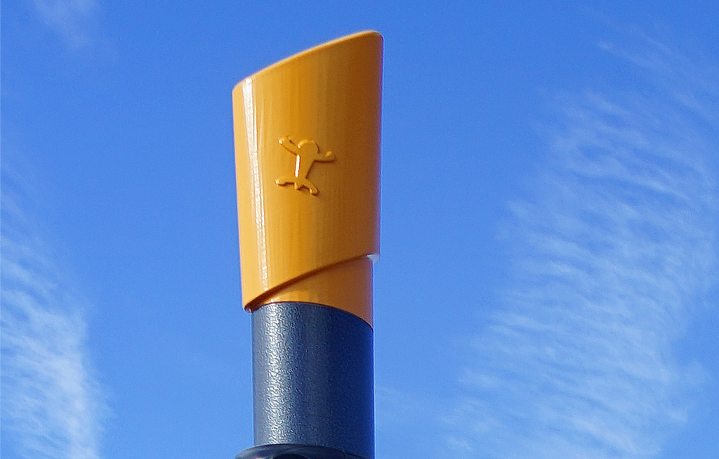 The 102mm diameter post