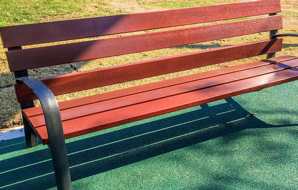 The seat and the backrest