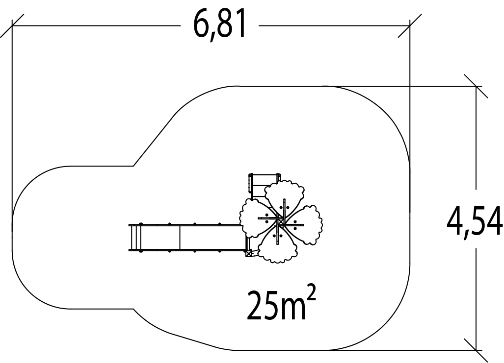 J3331 playgrounds multiplay equipment vivarea image view from above