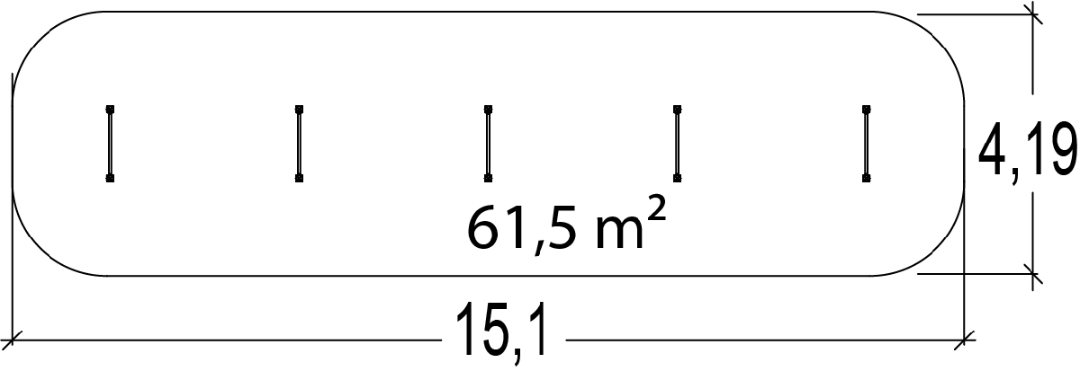 Senior Hurdles JPS12-S-M sport and fitness acti’fun acti’ninja image view from above