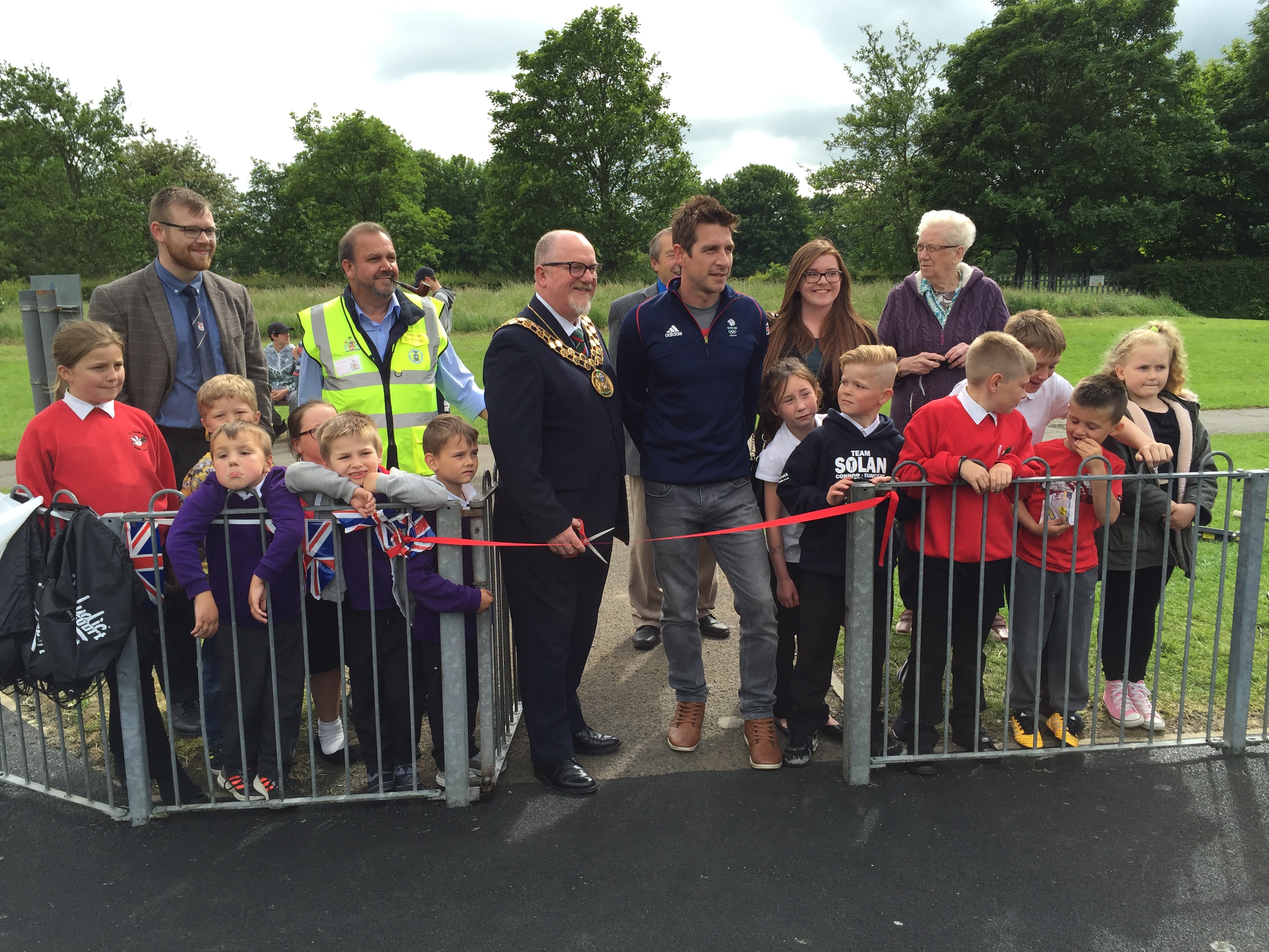 West Park Proludic Adventure Play Children's Play Equipment Image 4 Ribbon Cutting Ceremony