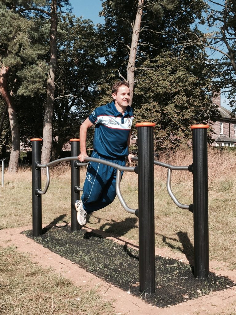 RAF Cranwell Outdoor Gym Equipment Trim Trail Image 2