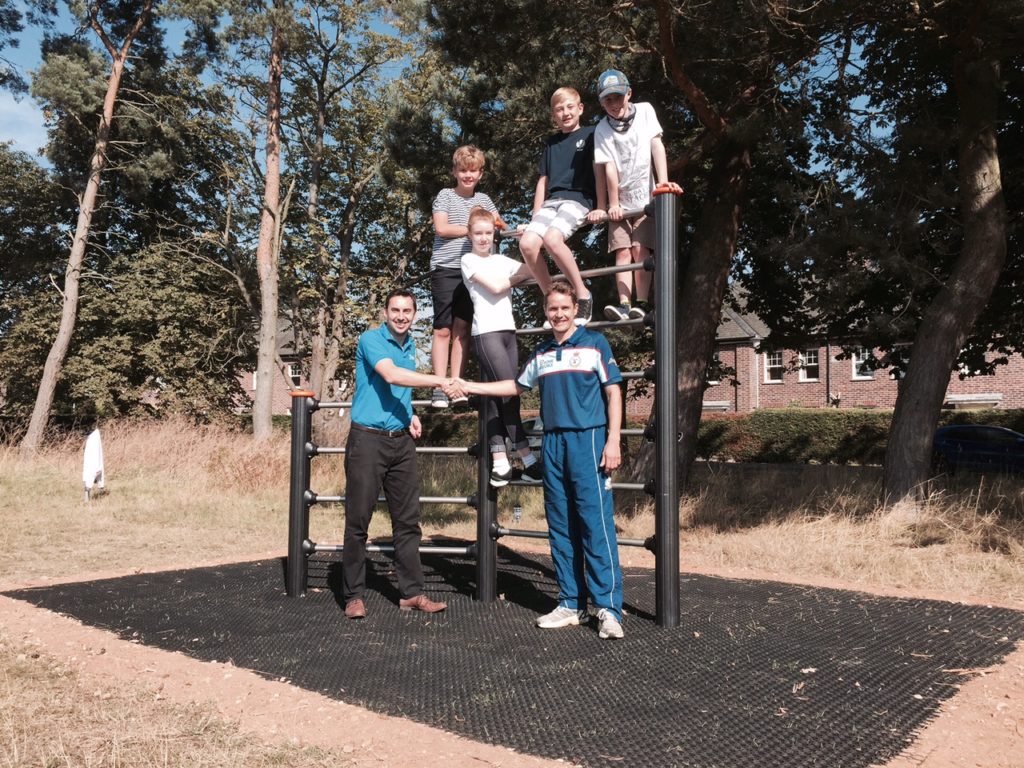 Trim Trail Terrific Trail Blazers example of Proludic Outdoor Gym Equipment