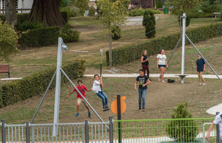 Great New Playground in France Image 11 Children Playing on Dynamic Swing Adventure Play Play Park