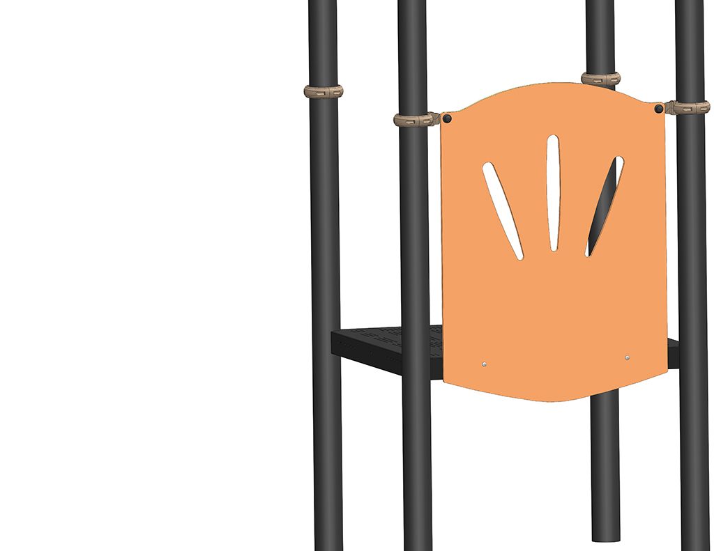 palissade compact introducing new kidzy range orange panel example of proludic playground design possibilities version 2